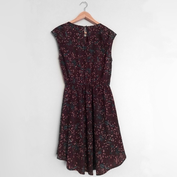 Collective Concepts Dress- Size: S. Burgundy/Wine - Picture 2 of 4